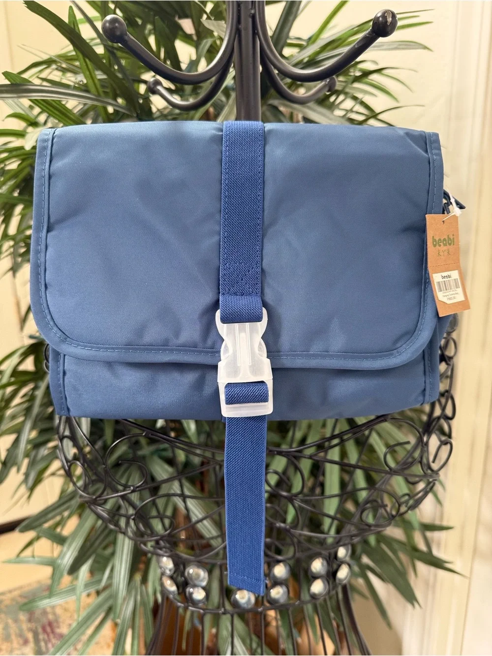 Blue Travel Accessory Organizer Bag.